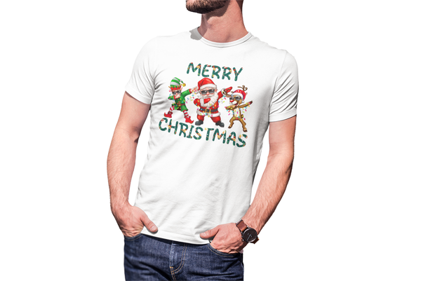 Alsino T-Shirt Dabbing Weihnachten Dab Santa Claus Weihnachtsmann Christmas Weihnachts Shirt Herren Damen Geschenkidee