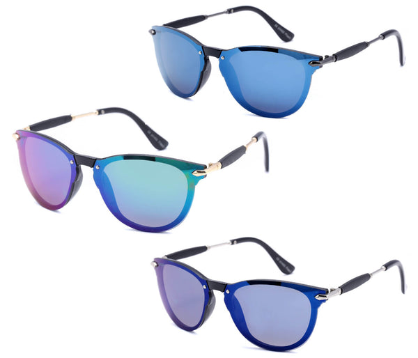 Sonnenbrille Randlose Leichte Brille Ovale Gläser mit UV 400 Schutz Viper Eyewear Collection in verschiedenen Modellen Herren Damen Unisex