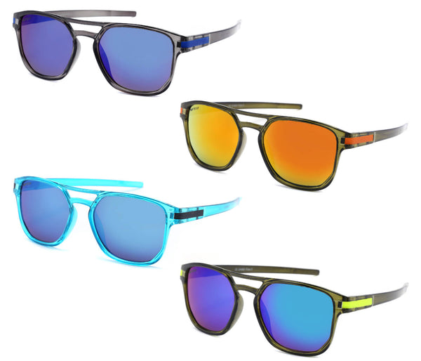 Sportliche Sonnenbrille Randlose Leichte Brille Farbige Gläser mit UV 400