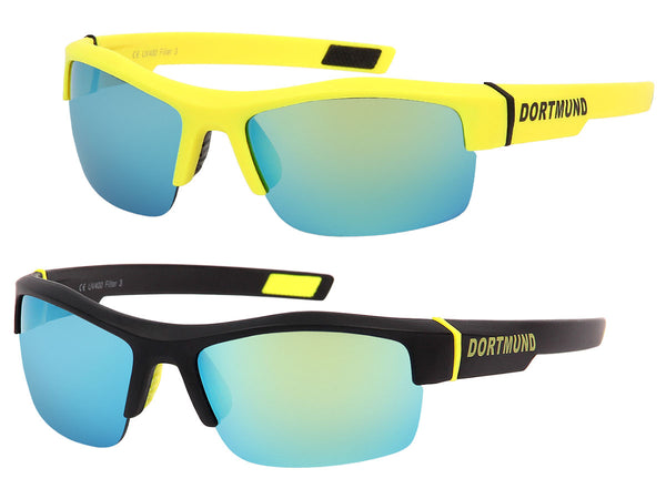 Sportbrille in schwarz gelb VS-308