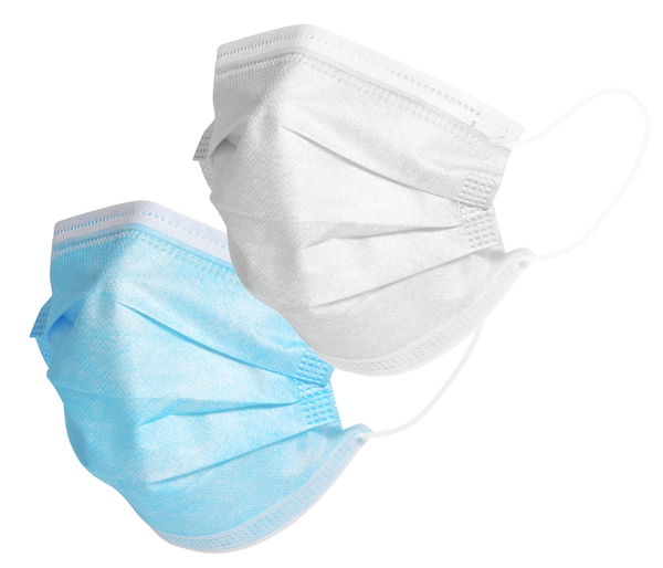 Kinder Mundschutz 3-lagig Einwegmasken Kinder Zertifizierte 50/100 Stück Mund Nasen Maske Mädchen Kindermasken blau/weiß