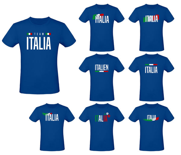 Fan T-Shirt Italien Fanartikel Fanaccessoire Italia EM WM Fußball
