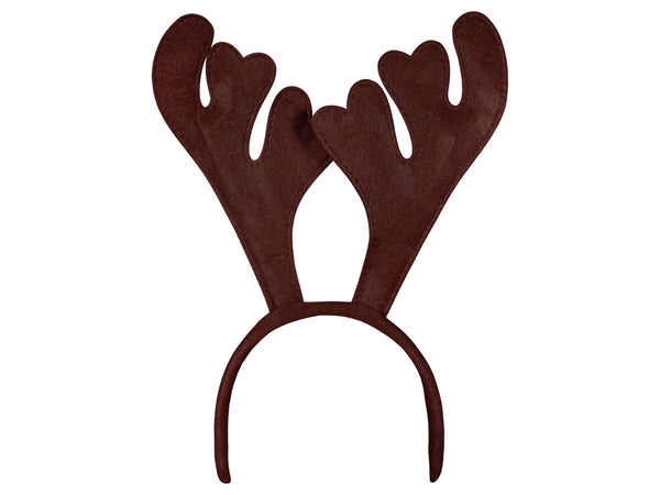 Weihnachts Elchgeweih Rentiergeweih einfach brauner Haarreif wm-19a