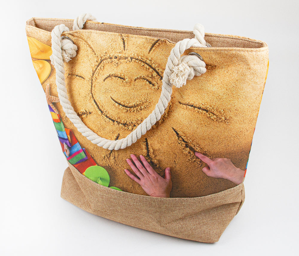 Shopper Familien Strandtasche Xxl Große Strandtasche Xxl AB