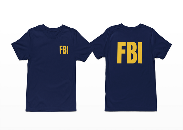 Alsino FBI T-Shirt mit Cap Mütze - Baseballcap plus Shirt - Fasching Karneval Outfit Verkleidung