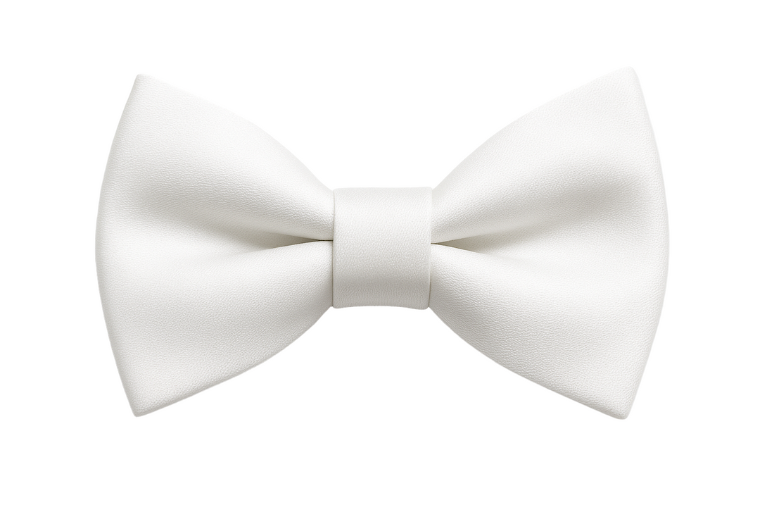 nur weiße fliege für den hals als amazon bild ohne band