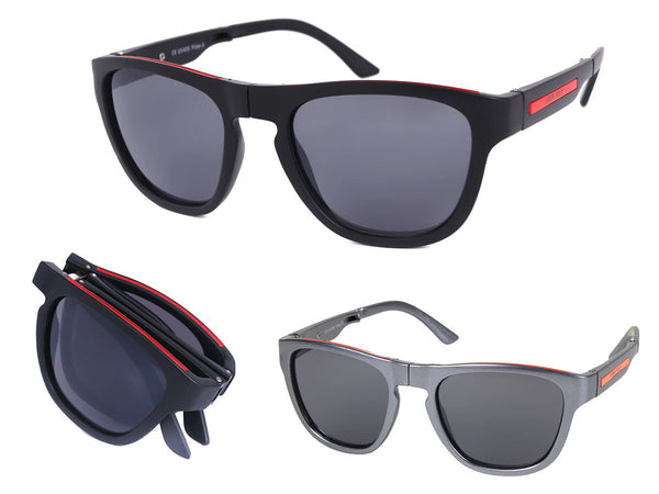 Faltbare Retro Nerd Brille Sonnenbrille
