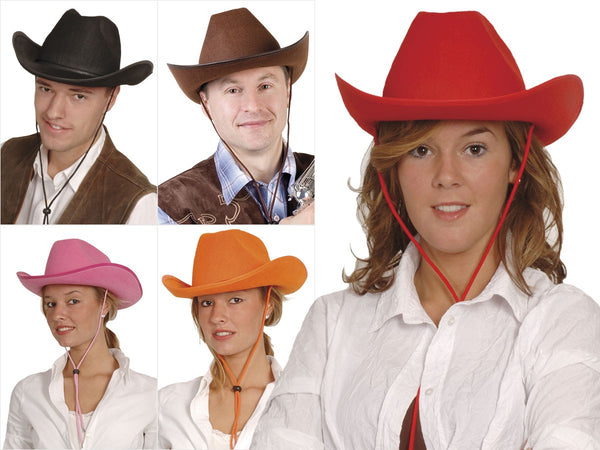 Cowboyhüte Karneval Damen Herren Cowboyhut Faschingshut Karnevalshut