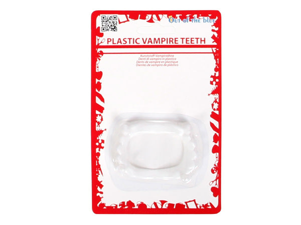 Horror Vampirzähne Halloween Eckzähne Vampir Zähne Gebiss Kostüm Accessoire für Erwachsene Kinder Karneval Cosplay Party Dracula Zahnprothese